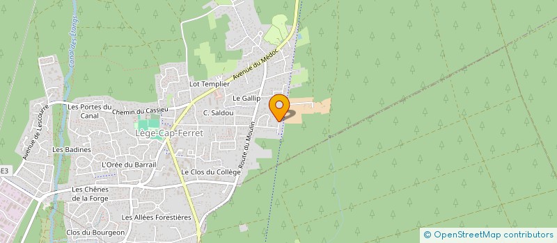 localisation de l'entreprise SCI ILAUNA à LEGE-CAP-FERRET