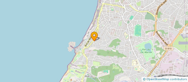 localisation de l'entreprise SCI ILBARRITZ à BIARRITZ