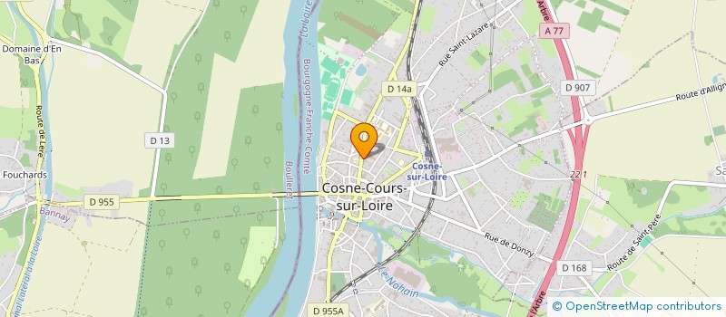 localisation de l'entreprise SCI ILBM à COSNE-COURS-SUR-LOIRE