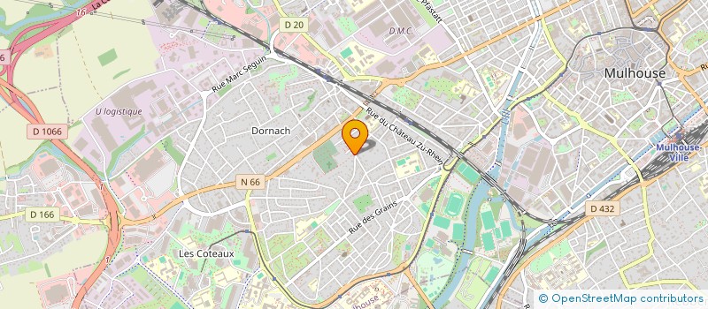 localisation de l'entreprise SCI ILDA  MULHOUSE