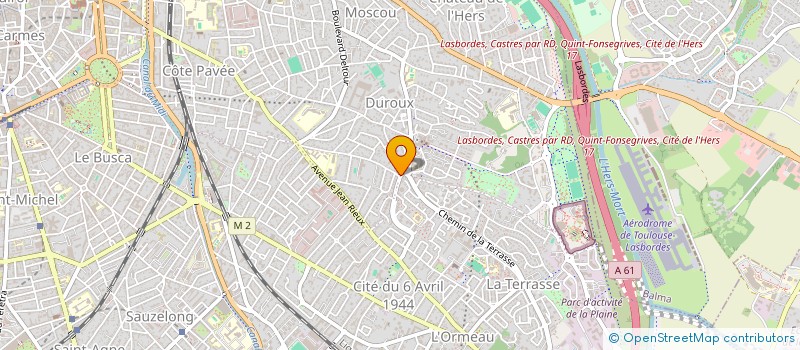 localisation de l'entreprise SCI ILDS à TOULOUSE