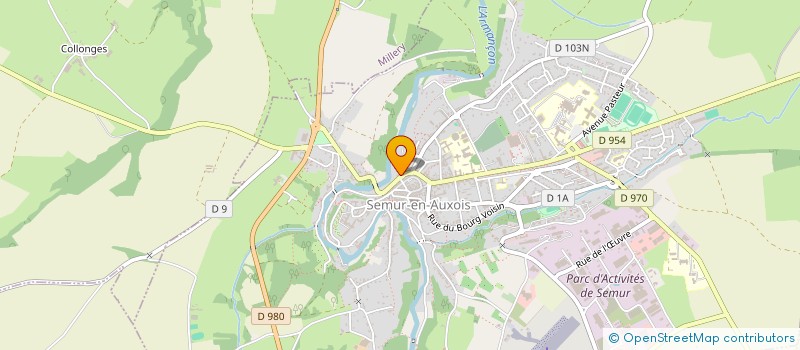 localisation de l'entreprise SCI ILE  SEMUR-EN-AUXOIS