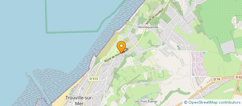 localisation de l'entreprise SCI ILE AU TRESOR à TROUVILLE-SUR-MER