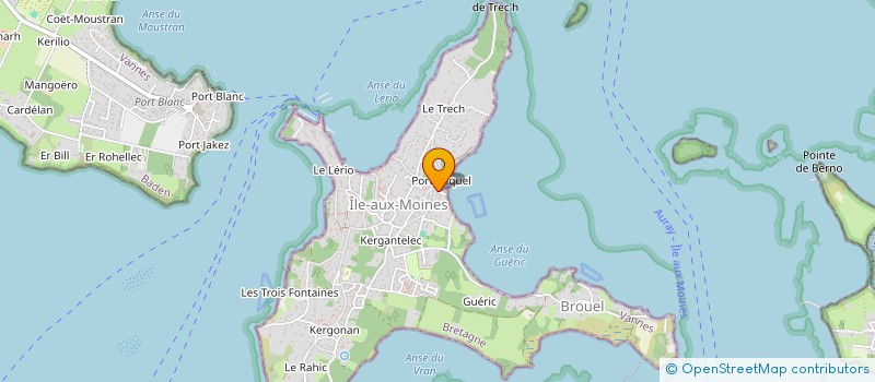 localisation de l'entreprise SCI ILE AUX MOINES LOISIRS  ILE-AUX-MOINES