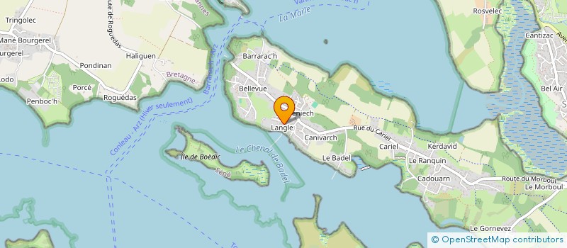 localisation de l'entreprise SCI ILE D'ARZ à SENE