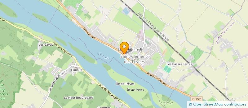 localisation de l'entreprise SCI ILE DE BAURE à GENNES-VAL-DE-LOIRE