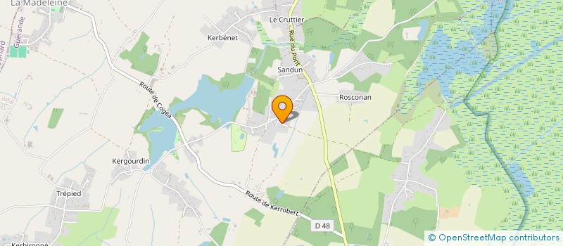 localisation de l'entreprise SCI ILE DE BOGA  GUERANDE