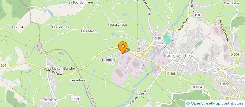 localisation de l'entreprise SCI ILE DE FRANCE  THIZY-LES-BOURGS