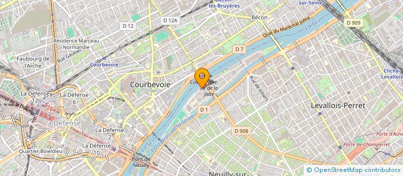 localisation de l'entreprise SCI ILE DE LA JATTE 3 à NEUILLY-SUR-SEINE