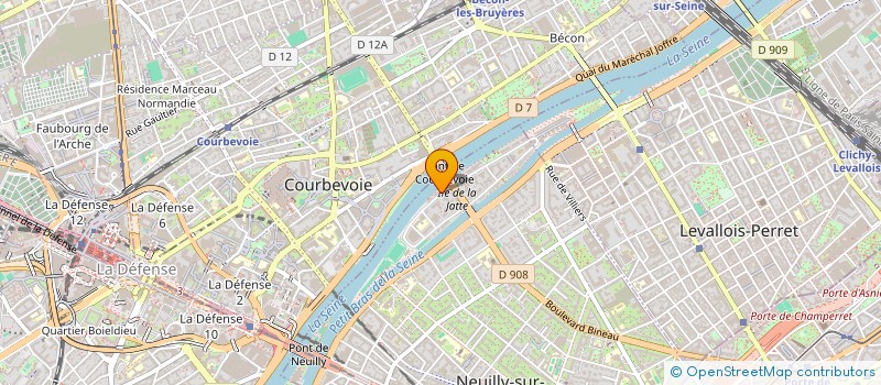 localisation de l'entreprise SCI ILE DE LA JATTE 4 à NEUILLY-SUR-SEINE