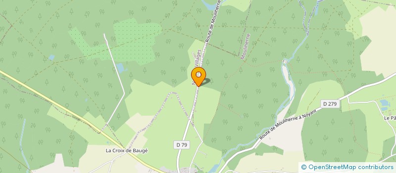 localisation de l'entreprise SCI ILE DE LA MAZERE  NOYANT-VILLAGES