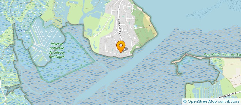 localisation de l'entreprise SCI ILE DE RE  LES PORTES-EN-RE