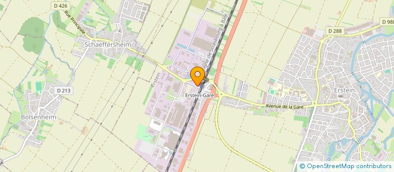 localisation de l'entreprise SCI ILE DU MOULIN  ERSTEIN