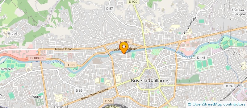 localisation de l'entreprise SCI ILE DU ROI  BRIVE-LA-GAILLARDE