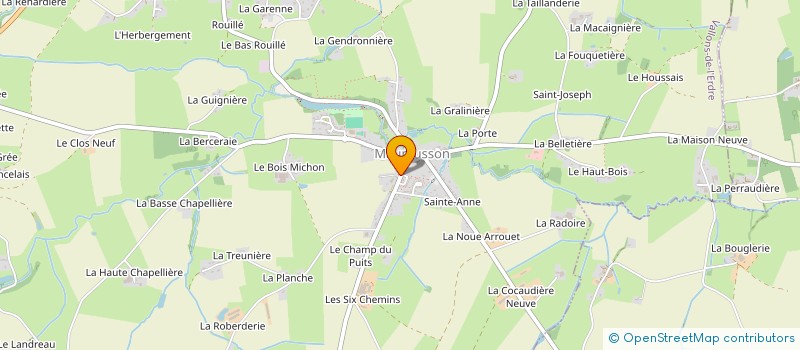 localisation de l'entreprise SCI ILE NEUVE  VALLONS-DE-L'ERDRE