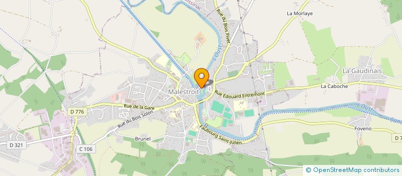 localisation de l'entreprise SCI ILE NOTRE DAME  MALESTROIT