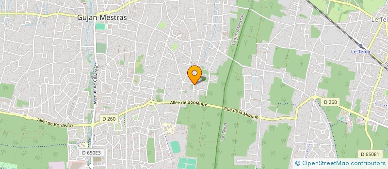 localisation de l'entreprise SCI ILET CARET  GUJAN-MESTRAS