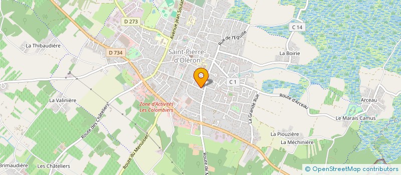 localisation de l'entreprise SCI ILETITUDE  SAINT-PIERRE-D'OLERON