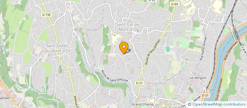 localisation de l'entreprise SCI ILEX  SAINT-CYR-AU-MONT-D'OR