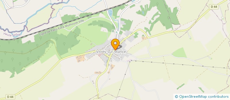 localisation de l'entreprise SCI ILF  VITREY-SUR-MANCE