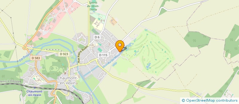 localisation de l'entreprise SCI ILF (INVESTISSEMENT LOCATIF FAMILIAL)  CHAUMONT EN VEXIN