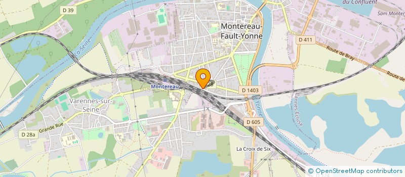 localisation de l'entreprise SCI ILGAZ  MONTEREAU-FAULT-YONNE