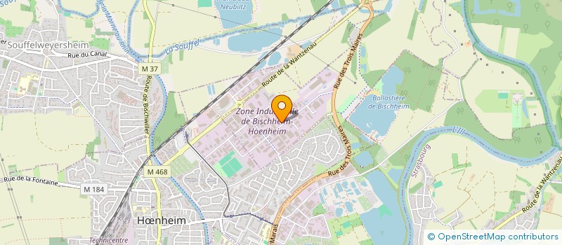 localisation de l'entreprise SCI ILHAN  BISCHHEIM