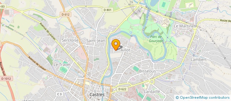 localisation de l'entreprise SCI ILHAN  CASTRES