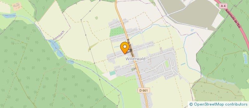 localisation de l'entreprise SCI ILIA  WILLERWALD