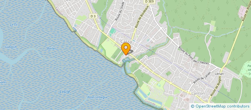 localisation de l'entreprise SCI ILIADE  LANTON