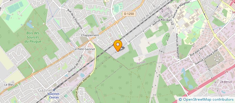 localisation de l'entreprise SCI ILIANA  PESSAC