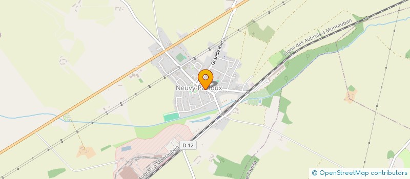 localisation de l'entreprise SCI ILIANE IMMO à NEUVY-PAILLOUX