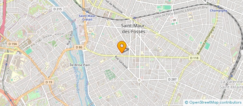 localisation de l'entreprise SCI ILIAQUE à SAINT-MAUR-DES-FOSSES