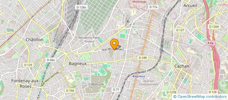 localisation de l'entreprise SCI ILIC à BAGNEUX