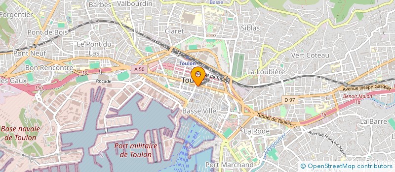 localisation de l'entreprise SCI ILIONA  TOULON