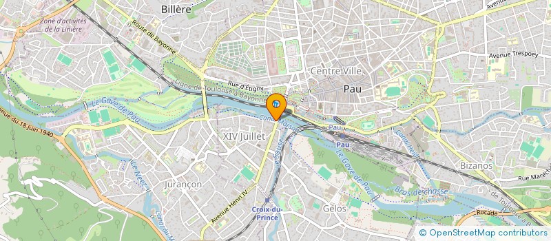 localisation de l'entreprise SCI ILIOS à PAU
