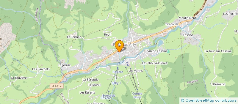 localisation de l'entreprise SCI ILIOU  PRAZ-SUR-ARLY