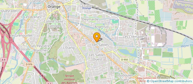 localisation de l'entreprise SCI ILK  ORANGE