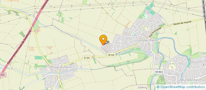 localisation de l'entreprise SCI ILL'CHIRO  LAMPERTHEIM