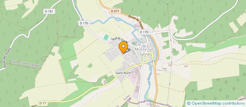 localisation de l'entreprise SCI ILLA  MUSSY-SUR-SEINE