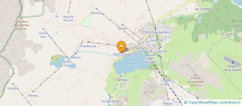 localisation de l'entreprise SCI ILLAZ  TIGNES