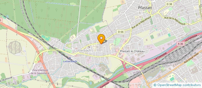 localisation de l'entreprise SCI ILLCASTEL  LUTTERBACH