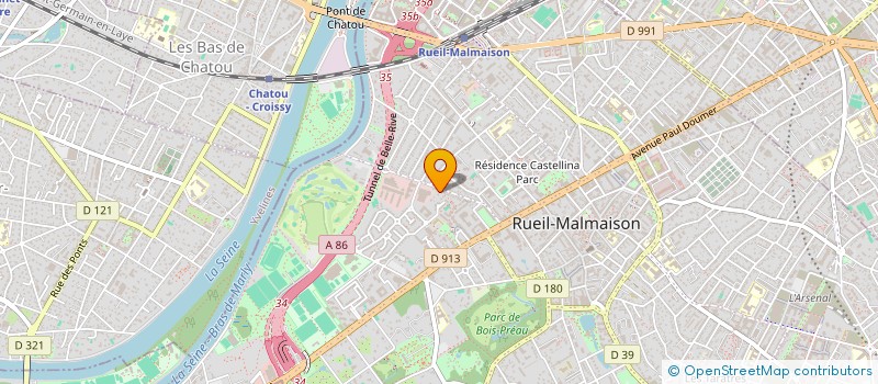 localisation de l'entreprise SCI ILLEA à RUEIL-MALMAISON