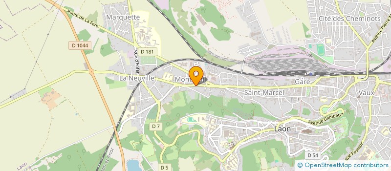 localisation de l'entreprise SCI ILLECA à LAON