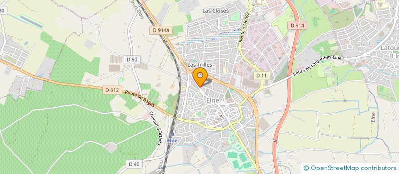 localisation de l'entreprise SCI ILLIBERIS  ELNE