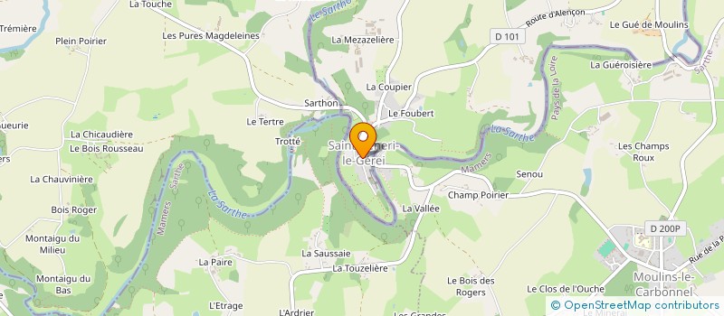 localisation de l'entreprise SCI ILLICABOB à SAINT-CENERI-LE-GEREI