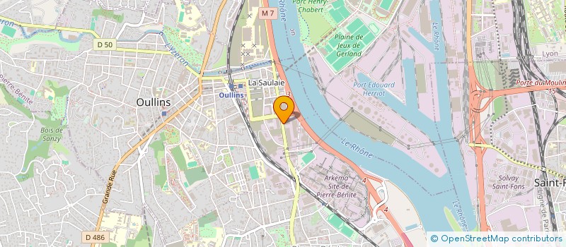 localisation de l'entreprise SCI ILLICO IMMO MEDIPOLE  OULLINS-PIERRE-BENITE