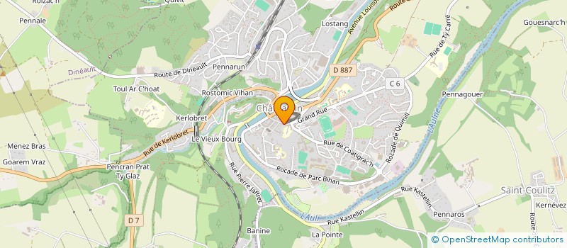 localisation de l'entreprise SCI ILLIEN  CHATEAULIN