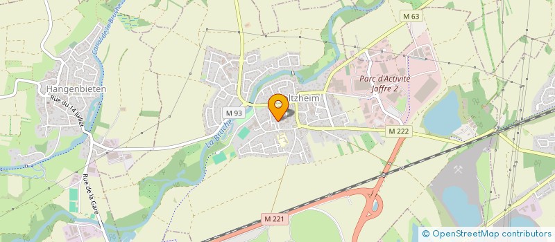 localisation de l'entreprise SCI ILLOKIRSCH  HOLTZHEIM