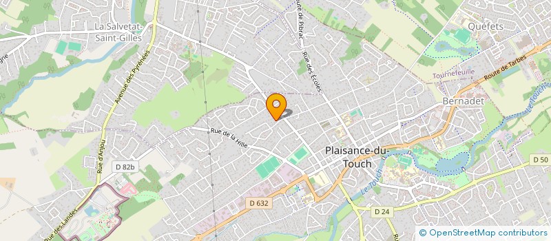 localisation de l'entreprise SCI ILLOST  PLAISANCE-DU-TOUCH